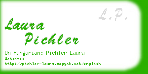 laura pichler business card